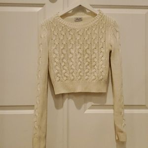 White Knitted Sweater